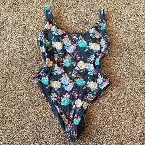 O'Neill Women's Floral High Leg One Piece Swimsuit - Multicolor